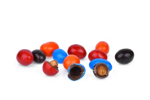 M&Ms representing the structure of a cataract